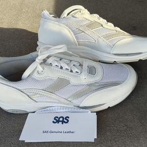 SAS Womens Tour Mesh Silver Walking Shoes Size 8.5 WW